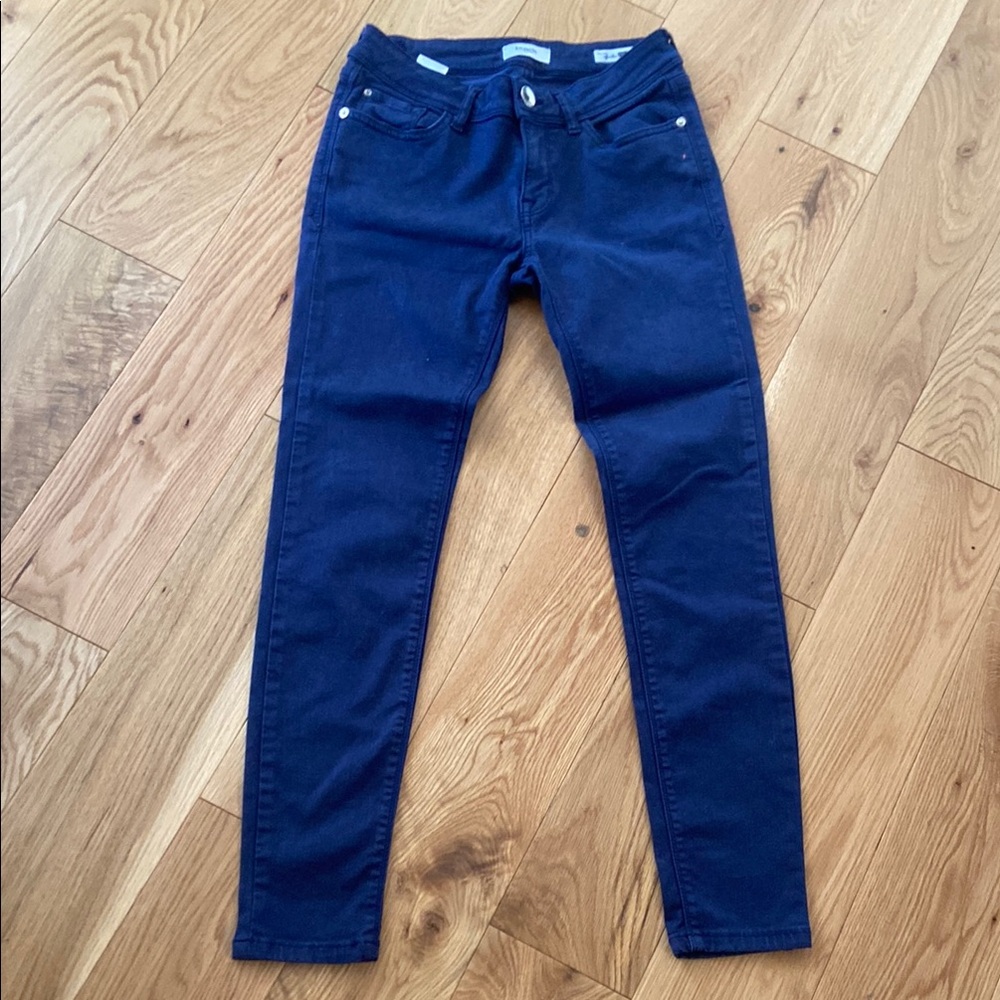 Kensie Women's Skinny Jeans - Dark Blue